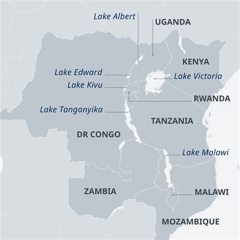 Lakes on this page are displayed on the map. Contested waters: Conflict on Africa′s Great Lakes ...