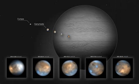 SPHERE Helps Determine Surface Compositions Of Europa And Ganymede