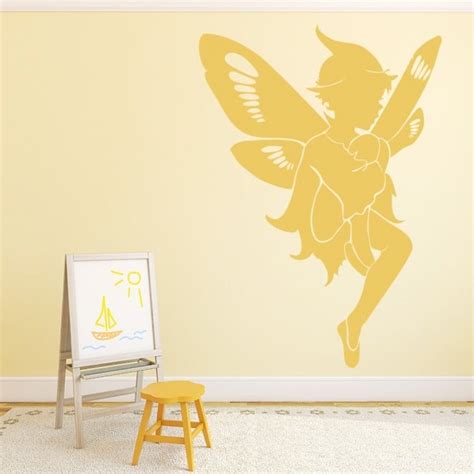 Fairy Sitting Fantasy Princess And Fairy Wall Stickers Bedroom Decor