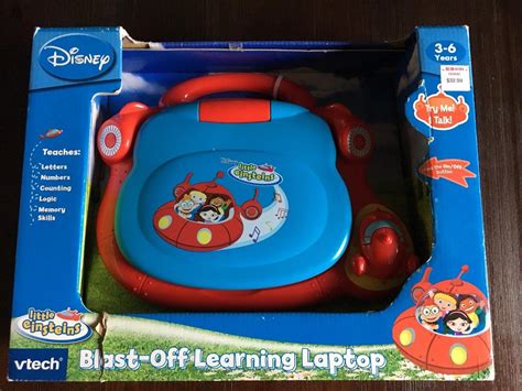 Vtech Disney Little Einsteins Pat Pat Rocket Learning Laptop Toy Rare