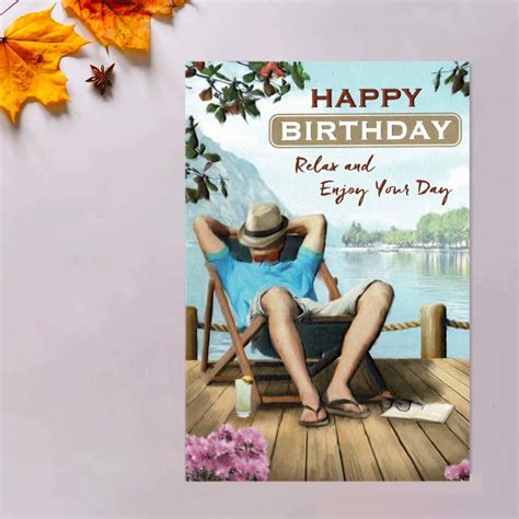 Happy Birthday Relax Card