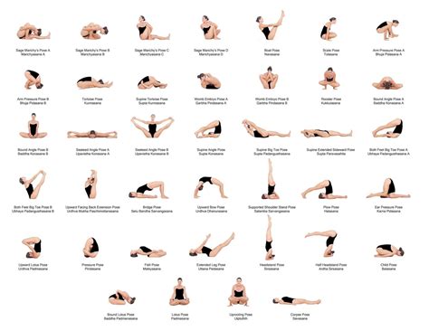 Printable Yoga Poses Chart