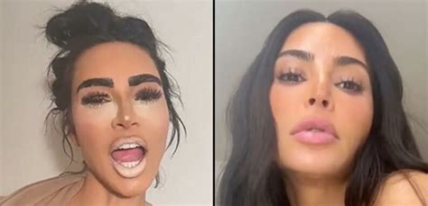 kim k nails viral ‘british chav makeup trend see her wild transformation i know all news