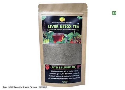 Spoorthy Organic Liver Detox Tea 100 Gram At Rs 700gram Detox Tea