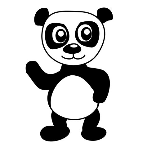 Panda Bear Coloring Pages Clipart Best
