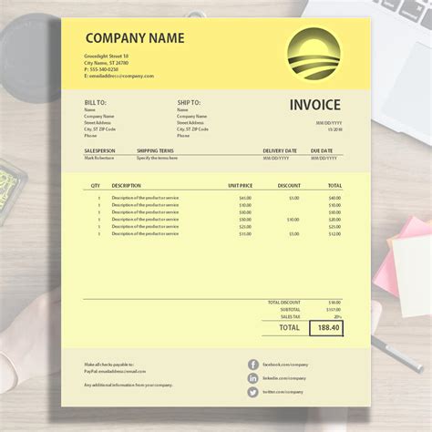 Professional Invoice Design 26 Samples And Templates To Inspire You Iac