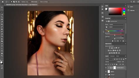 Before And After Photoshop Portrait Retouch Timelapse Start To Finish