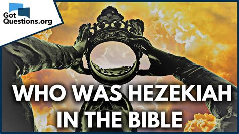 Who Was Hezekiah In The Bible GotQuestions Org YouTube