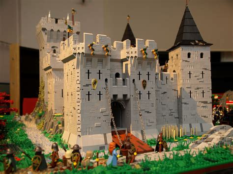 swebrick medieval community build lego castle lego architecture lego worlds