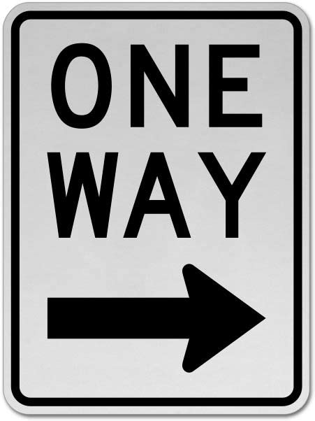 One Way Or Another Sign