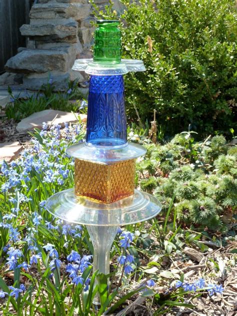 187 Best Glass Totems On A Stake Images On Pinterest