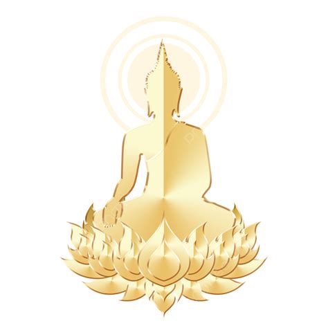 Gambar Thai Festival Makha Bucha Buddha Buddhism Monk Lotus Gold Simbol