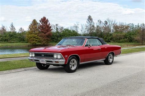 Regal Red Chevrolet Chevelle SS Convertible With 101877 Miles Available