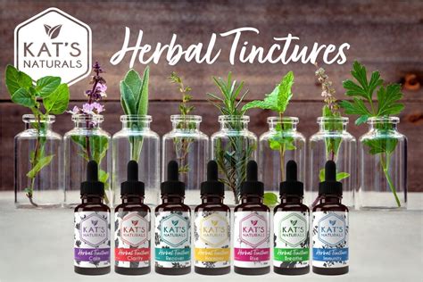 Cbd Free Organic Herbal Tinctures Kats Naturals