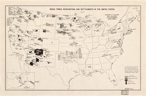 American Indian Tribes Reservations And Settlements In