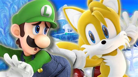Luigi Vs Tails All Star Death Smash Super Mario Bros Vs Sonic The