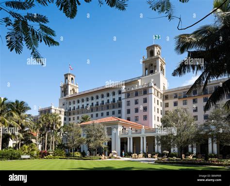 The Famous Breakers Hotel In Palm Beach Gold Coast Florida Usa Stock