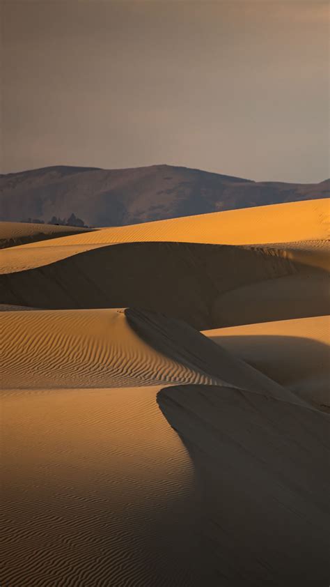 Download Wallpaper 1080x1920 Desert Dunes Hills Sand Dusk Samsung
