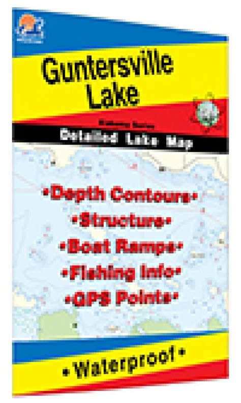 Guntersville Lake Fishing Map By Fishing Hot Spots