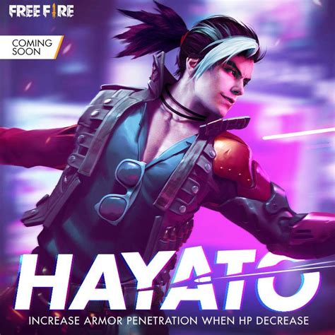 Players freely choose their starting point with their parachute, and aim to stay in the safe zone for as long as possible. New Character Coming Soon - Hayato 💥... - Garena Free Fire ...