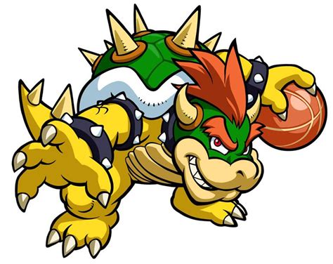 Bowser Characters And Art Mario Hoops 3 On 3 Arte Super Mario Arte