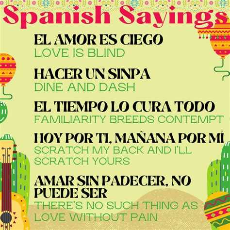30 Popular Spanish Sayings And Proverbs Amazingtalker®