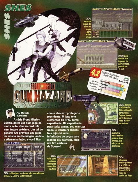 Front Mission Gun Hazard Of Super Nintendo In Super Gamepower N