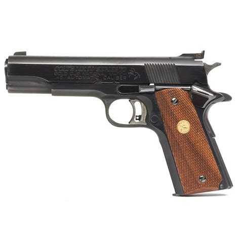 Colt Model 1911 Gold Cup 45 Semi Automatic Pistol Witherells