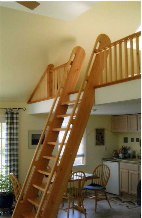 Loft Ladder And Railing Tiny House Loft Tiny House Stairs Loft Stairs
