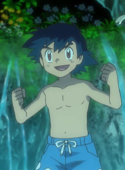 Ash Shirtless By Gokublack On Deviantart Pokemon Personajes