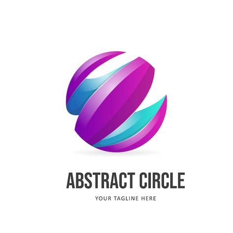 Premium Vector Colorful Abstract Circle Logo Template