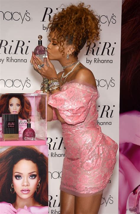 rihanna gets glammed for her riri fragrance launch in brooklyn