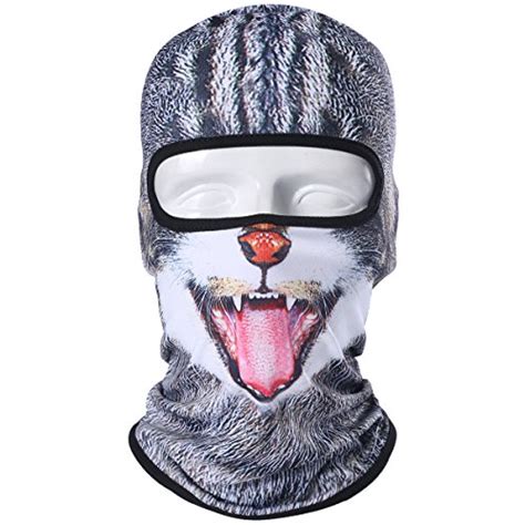 Jiusy Animal Balaclava Face Mask Breathable Speed Dry Outdoor Sports