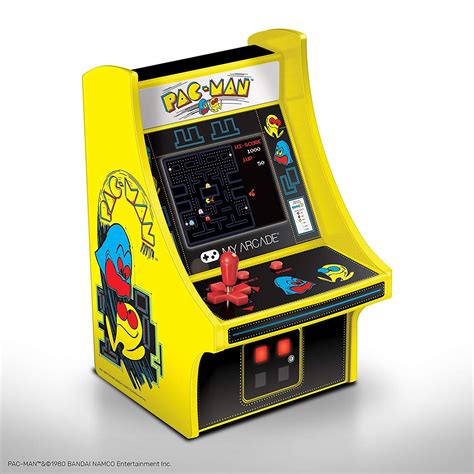 Micro Player 6 Retro Pac Man Arcade Machine Kapow Toys