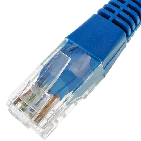 Cable de red ethernet 1m UTP categoría 5e azul Cablematic