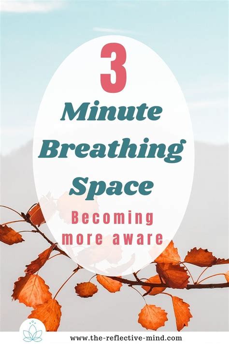 3 Minute Breathing Space Guided Meditation To Get Back In Touch With