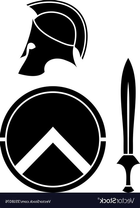 Spartan Shield Drawing At Explore Collection Of