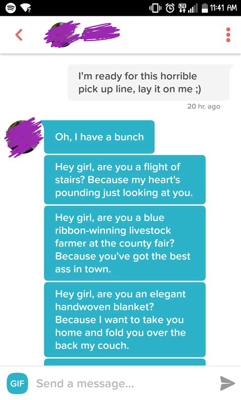 Submitted 3 years ago by whyoypharma. Great pick up lines that work. 60 Cheesy Pick-Up Lines to ...