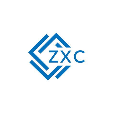 Zxc Technology Letter Logo Design On White Background Zxc Creative