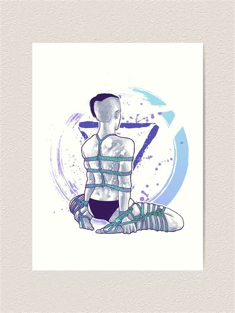 Shibari Bondage Kinbaku Artwork Art Print By PraetorianX Redbubble