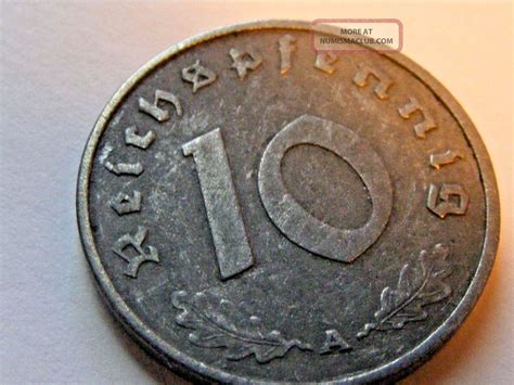Maybe you would like to learn more about one of these? Ww2 1942 A German 10 Rp Reichspfennig 3rd Reich Nazi Coin