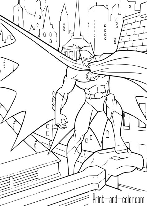 Batman coloring pages | Print and Color.com