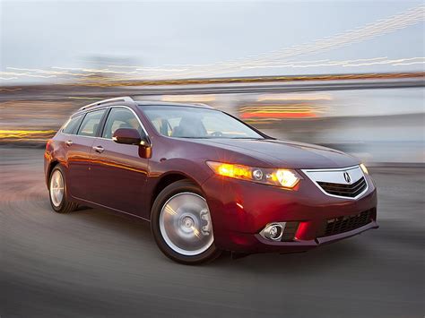 Red Acura Station Wagon Acura Tsx 2010 Red Front View Style Cars