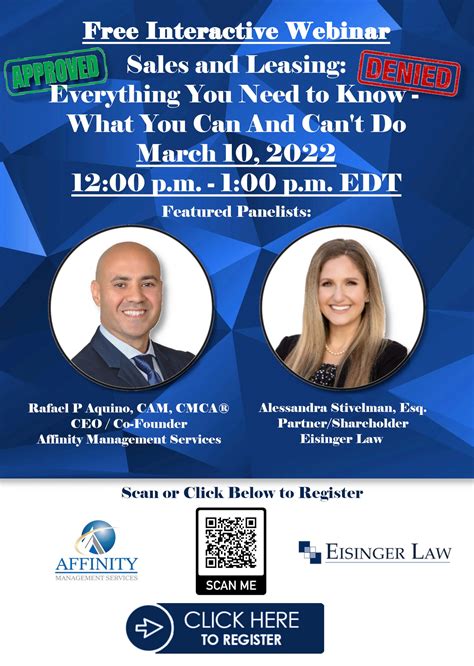 Upcoming Events - Eisinger Law