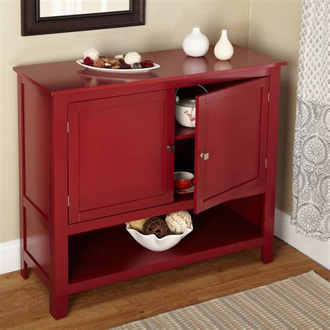 .china cabinet,,dining room furniture ,cheap bedroom furniture ,buy furniture online ,chaise sofa ,buffet furniture ,dining room storage ,furniture stores online ,dining room chairs for sale ,dining. Red Buffet Cabinet Kitchen Storage Shelf with Doors Table ...