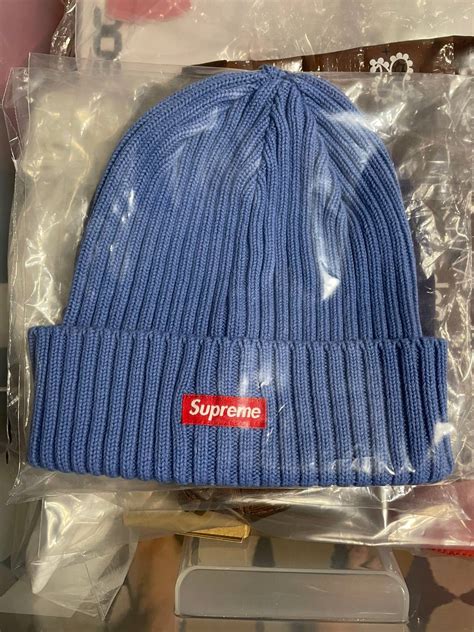 Supreme Overdyed Beanie Blue Grailed