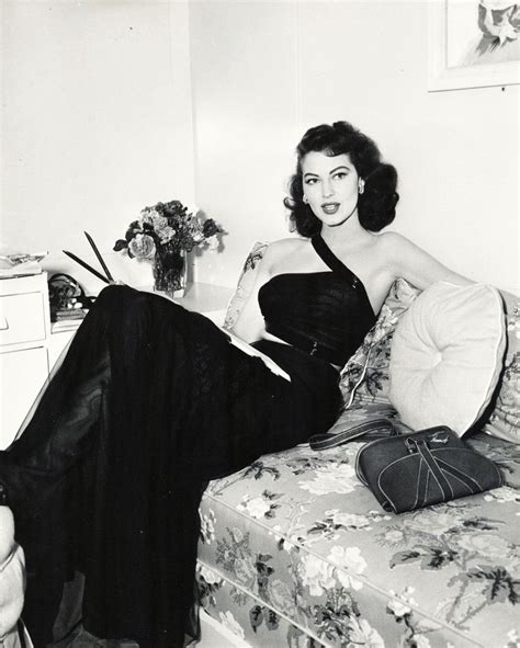 Earlyfrost Ava Gardner On The Set Of The Bribe 1949 Via Vintagegal