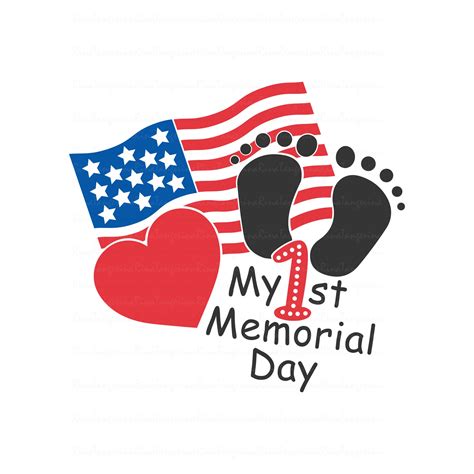 My First Memorial Day Svg Memorial Day Svg America Svg Png Dxf Etsy