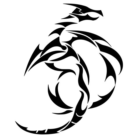 Tribal Dragon Png Clipart Best