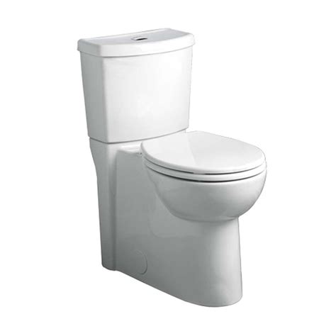 American Standard Studio Dual Piece Gpf Dual Flush Round Toilet In White The